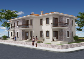 Toker Apt. perspektif görünüm
